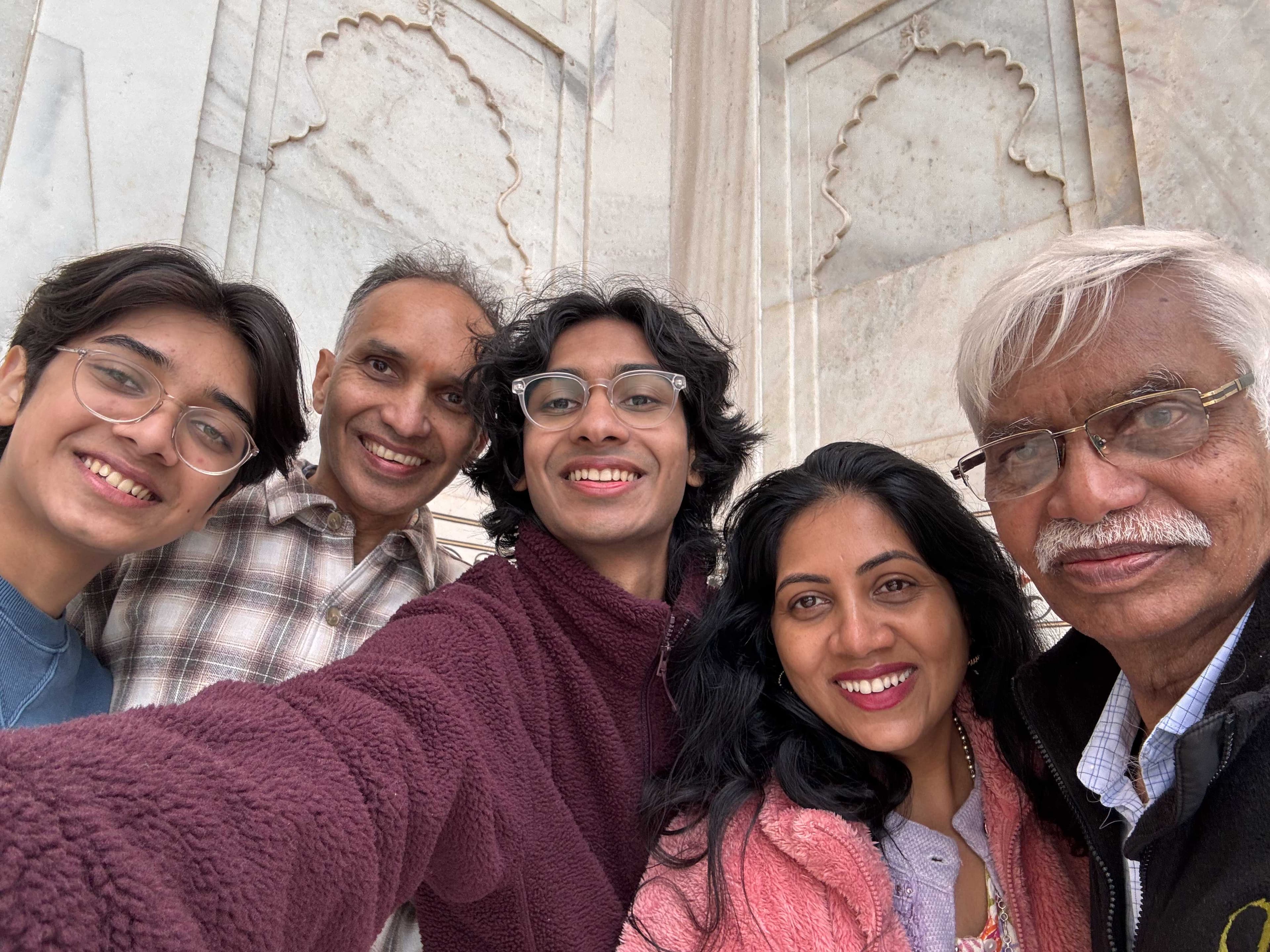 Kunal Botla at No Kings! on the Lexington's Battle Green.